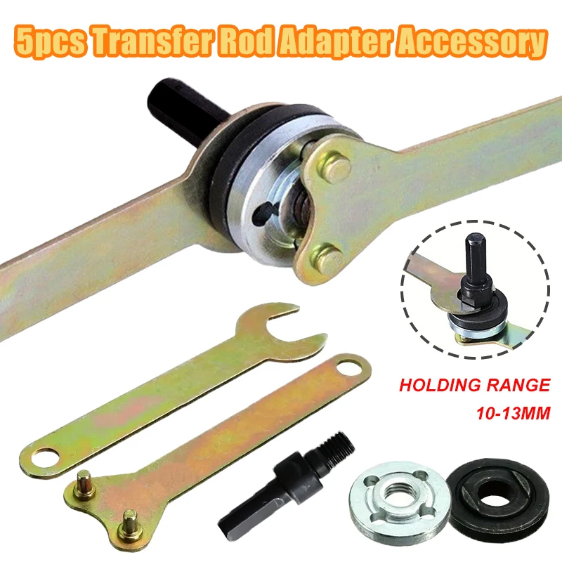 5-stück Hand Bohrer Winkel Grinder Pleuel Elektrische Bohrer Umwandlung Kopf Konverter Schneiden Winkel Grinder Zubehör