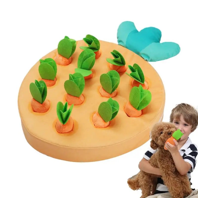 

Carrot Snuffle Mat For Dogs Cat Puzzle Toy Interactive Pet Puzzle Chew Snuffle Pad 12 Carrots Snuffle Mat Dog Puzzle Feeder toys