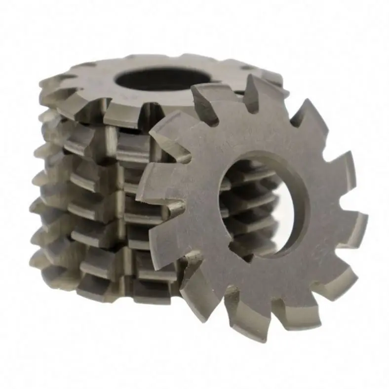 

8PCS Set NO.1-NO.8 M1 M2 M3 M4 M5 M6 M8 PA20 Degrees CNC HSS Module Gear Milling Cutter Involute Gear Cutting Tools