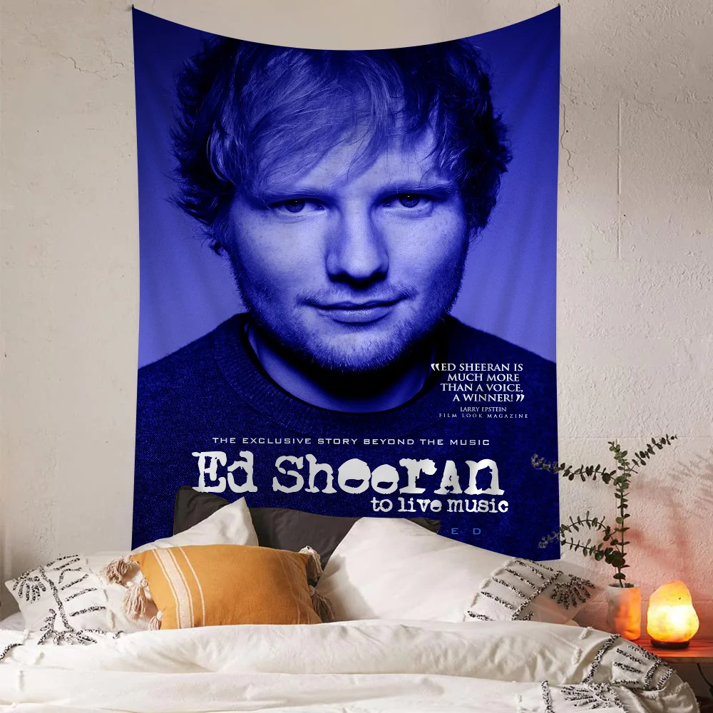 Hot Singer E-d-S-Sheeran Classic Anime Poster Waterproof Paper Sticker Coffee House Bar Room Wall Decor