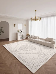 Retro Bohemian Carpet Luxurious Cream Colors Type Living Room Decorative Carpets Easy To Clean Bedroom Rug Balcony Non Slip Rugs