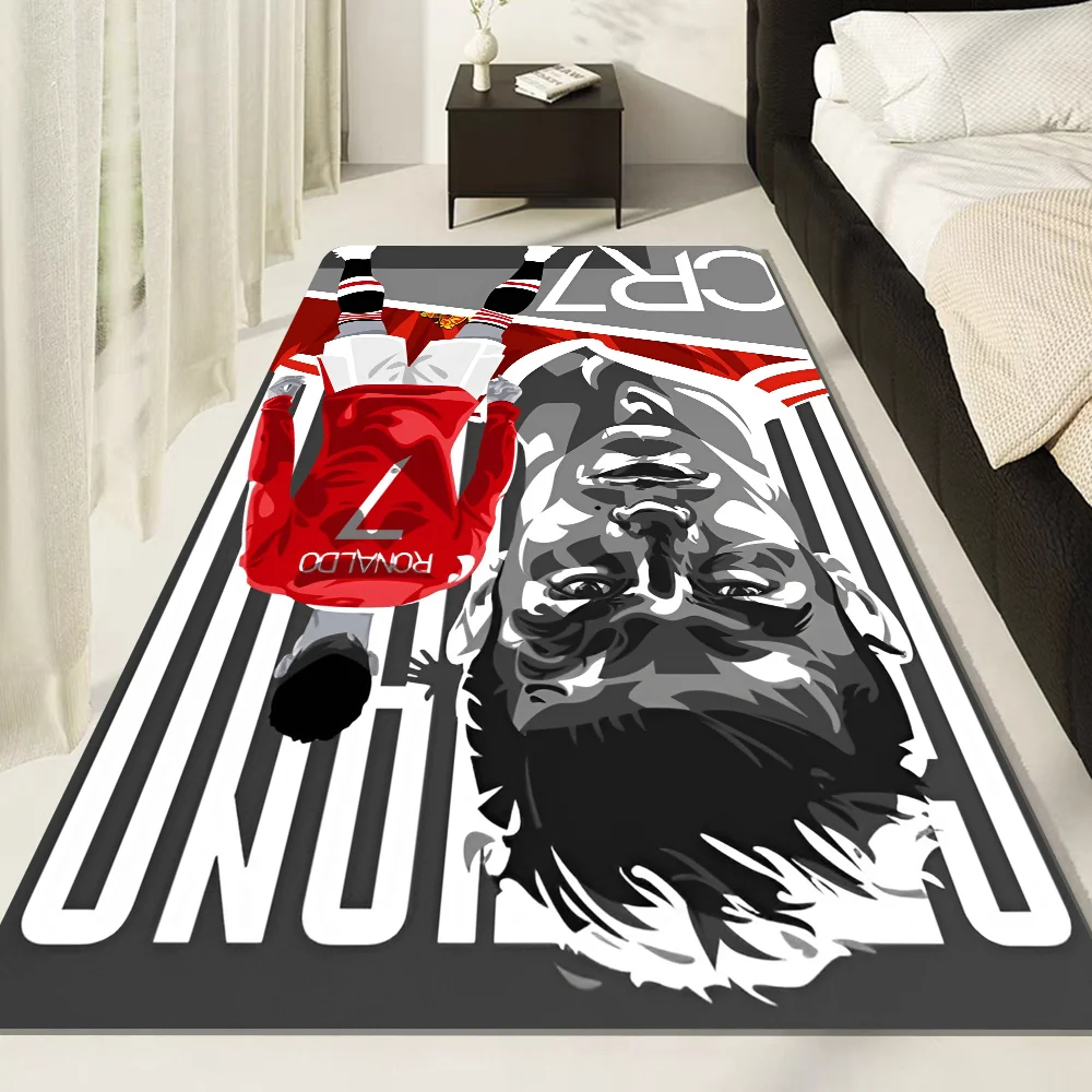 Portugal Football C-CR7 Floor Mat Bathroom Mat Kids Room Bedroom Decoration Balcony Anti-Slip Doormat Living Room Welcome Rug