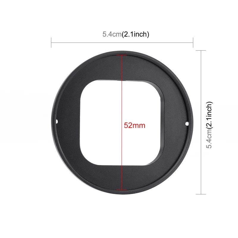 PULUZ 52mm UV Lens Filter For GoPro HERO12 HERO11 HERO10 HERO9 Black Camera CPL Filter & UV Filter with Adapter Ring Accessories