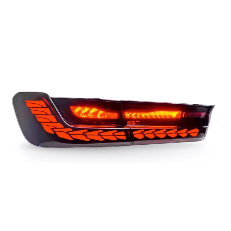 Car Led Tail Lights For BMW G20 G28 3 Series 2019 2020 2021 2022 Accessories Upgrade LED Dragon Scale Styling Rear Lamp Assembly