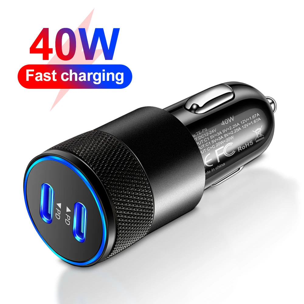 yZ[z40W fA PD Ԃ̏[dA_v^[}[d^Cv USB C }[dԂ̌gѓdb iPhone Xiaomi Huawei p