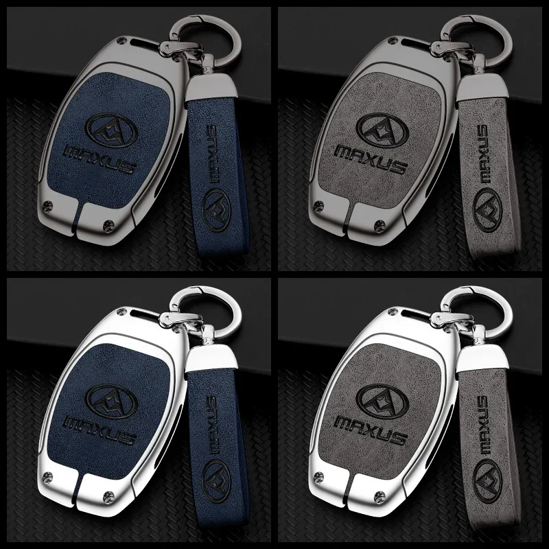 Zinc Alloy leather car remote control key case full cover for Maxus G50 plus LDV D60 G10 G20 RV V80 V90 T60 T70 euniq5 accessory