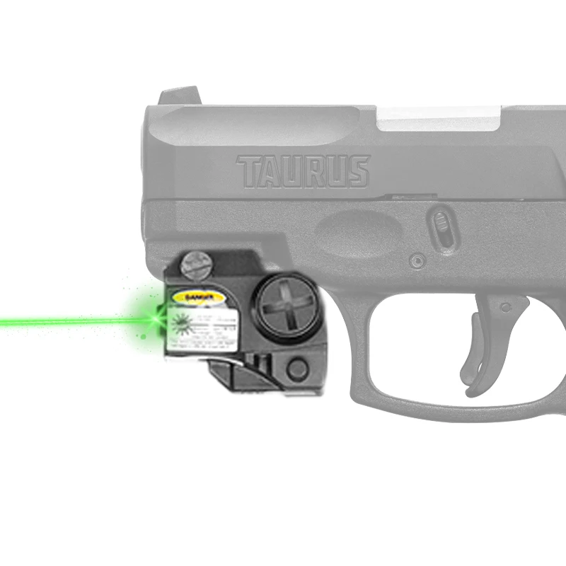 Tactical LS-L2 Weapon Gun Green Dot Aiming Laser Pointer Sight For Pistol Taurus G2C G3C TS9 Glock 20mm Rail Lazer Pistola