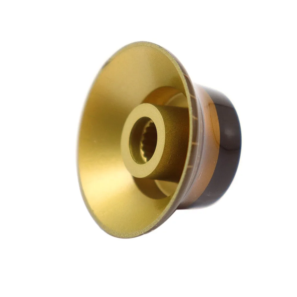 4 pcs Gitarre Zylinder Glocke Geschwindigkeit knöpfe für LP SG Gitarren knöpfe Kaffee – Detail 6