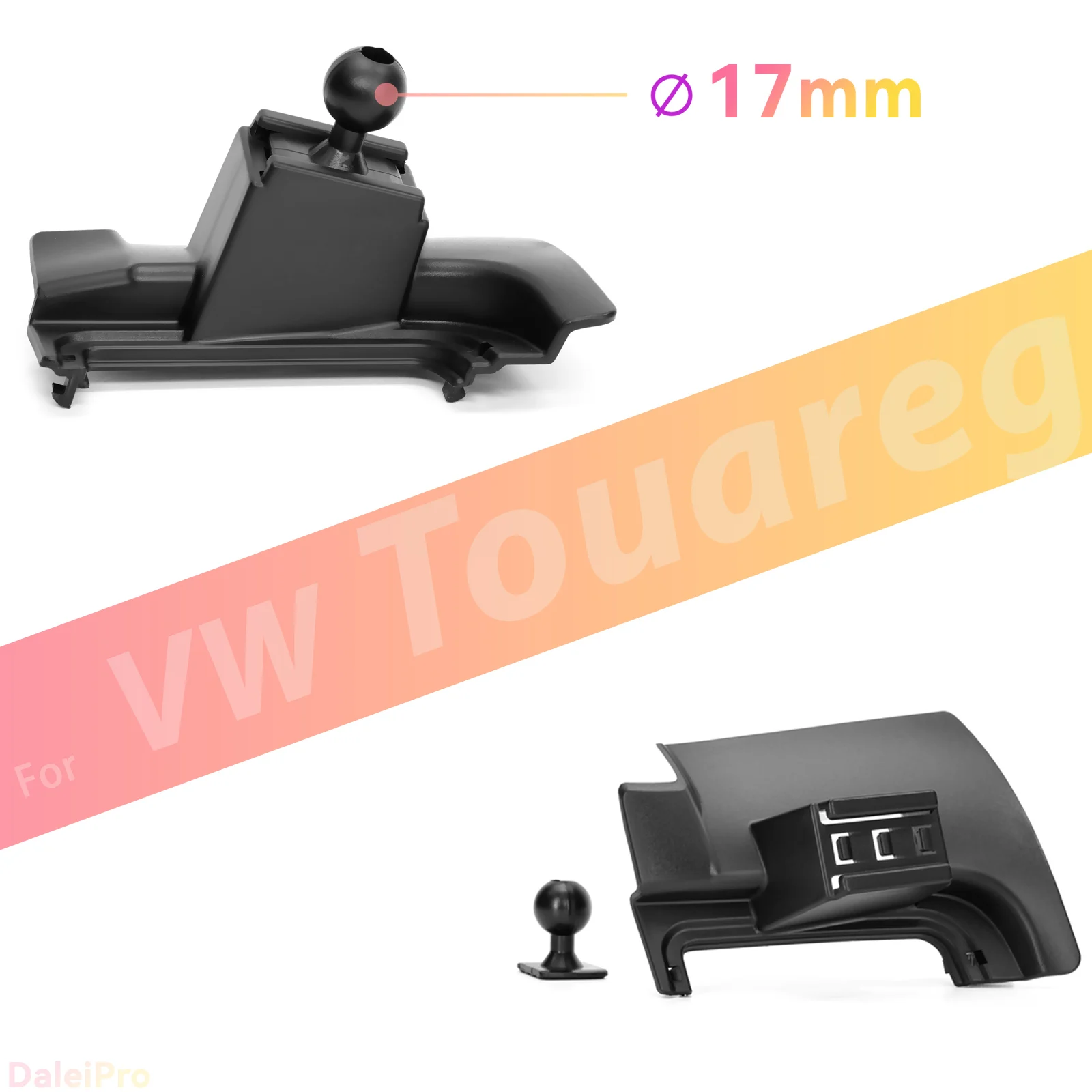 Maßgefertigte Magnetische Handyhalterung mit Luftstromkühlung für VW Touareg 2011-2015 2016 2017, 360° Drehbar ° Schwenkbare Telefonhalterungsbasis – Detail 2