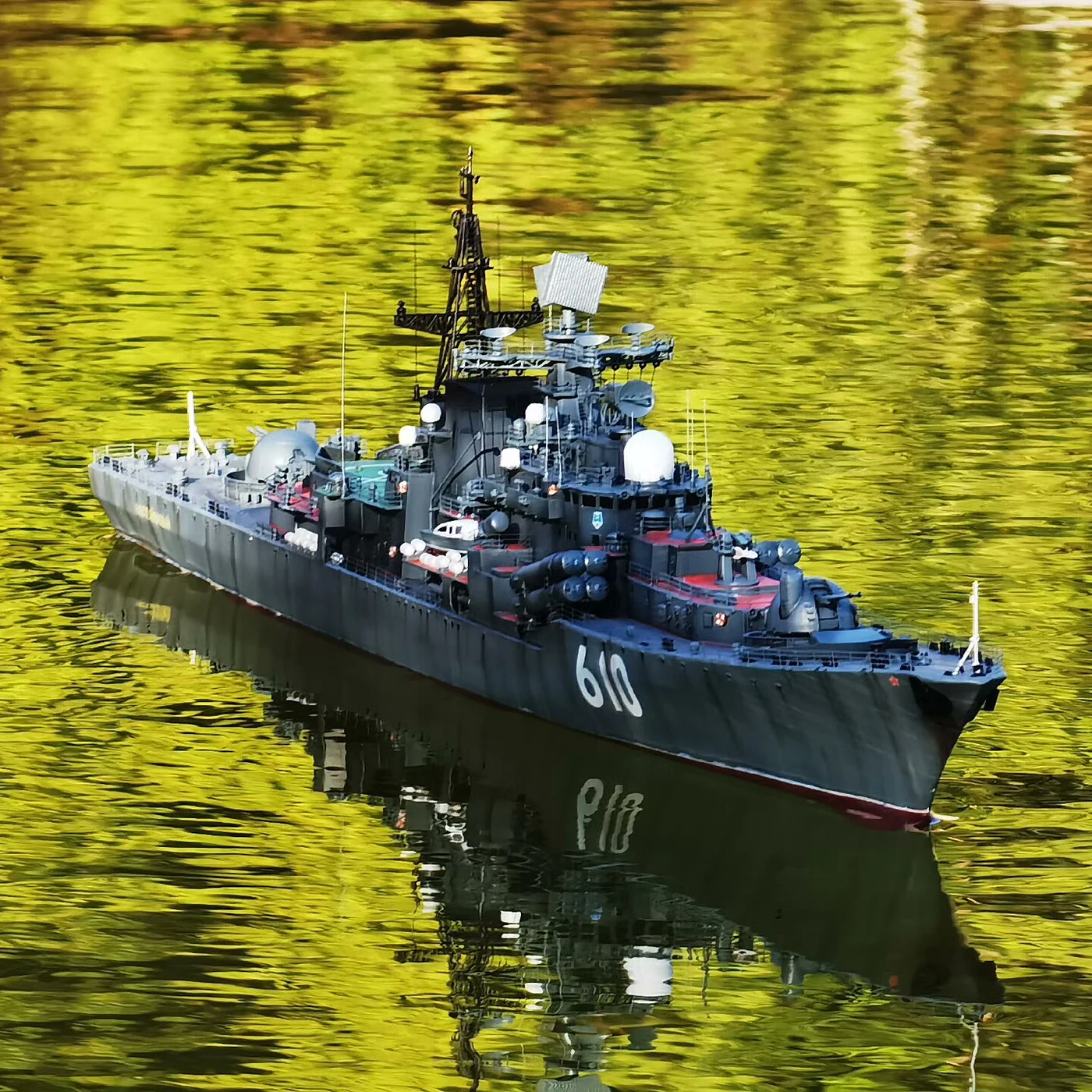 

1/200 RC Boat 80cm Sovremenny-class Destroyer Remote Control Boat Dual Motor RC Boat Model RTR Adult Toy
