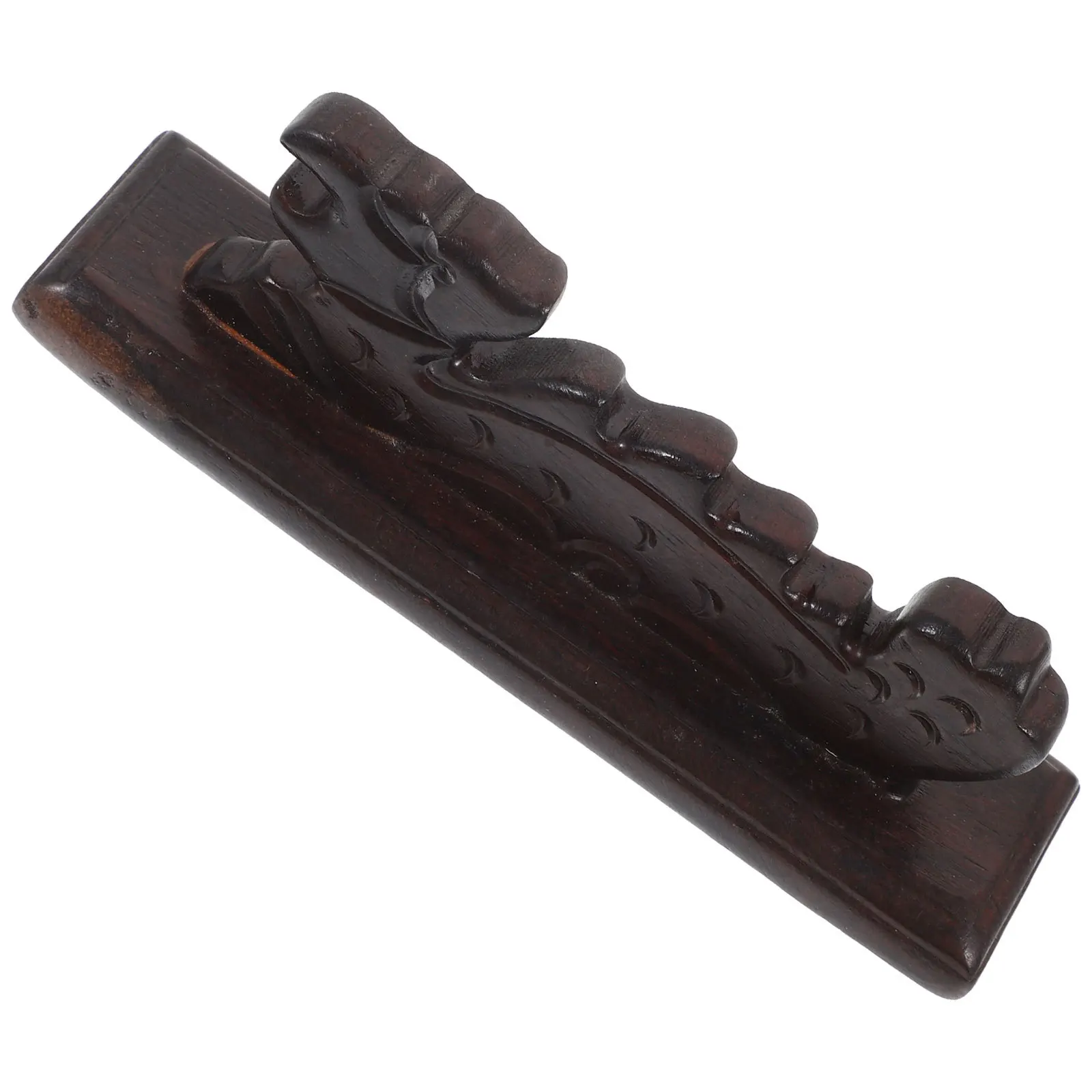 

Ebony Pen Mountain Chinese Calligraphy Brush Holder Storage Rack For Ink Painting Writing Study Room Decor