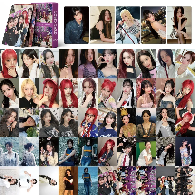 Kazuo Lomo Card Series, K-pop Photocards, Postais Series, I Feel, G, Ocioso, 55 pcs