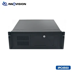 New Economical IPC4503 4U Industrial Server Case OEM logo available 4U rackmount ipc case L450mm Support atx board