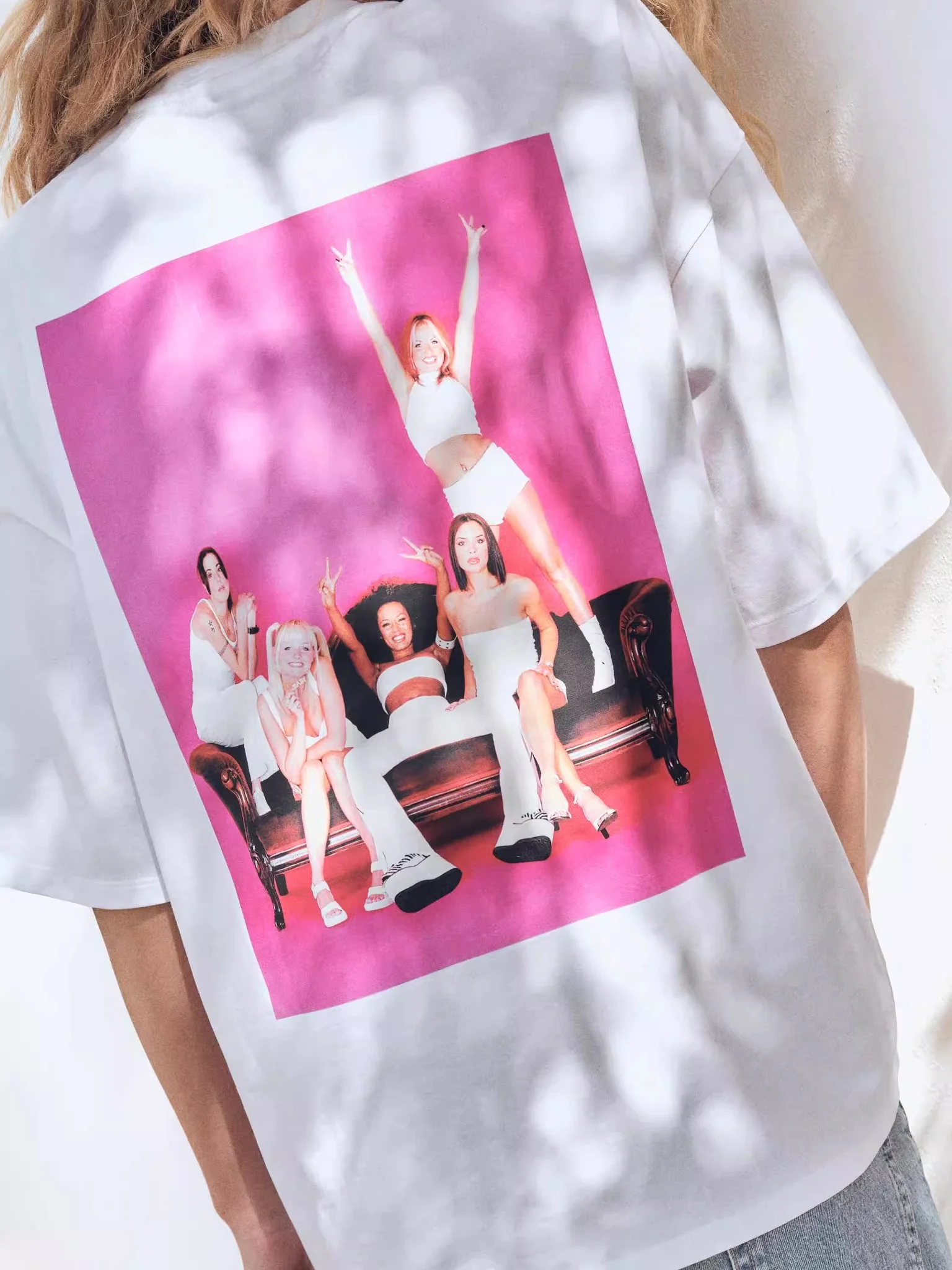 وصل حديثًا تي شيرت نسائي صيفي 2025 مطبوع عليه فتاة حارة مستديرة Ne فضفاض مناسب من القطن الخالص ort Sve تي شيرت بنمط إبداعي Casua... #4