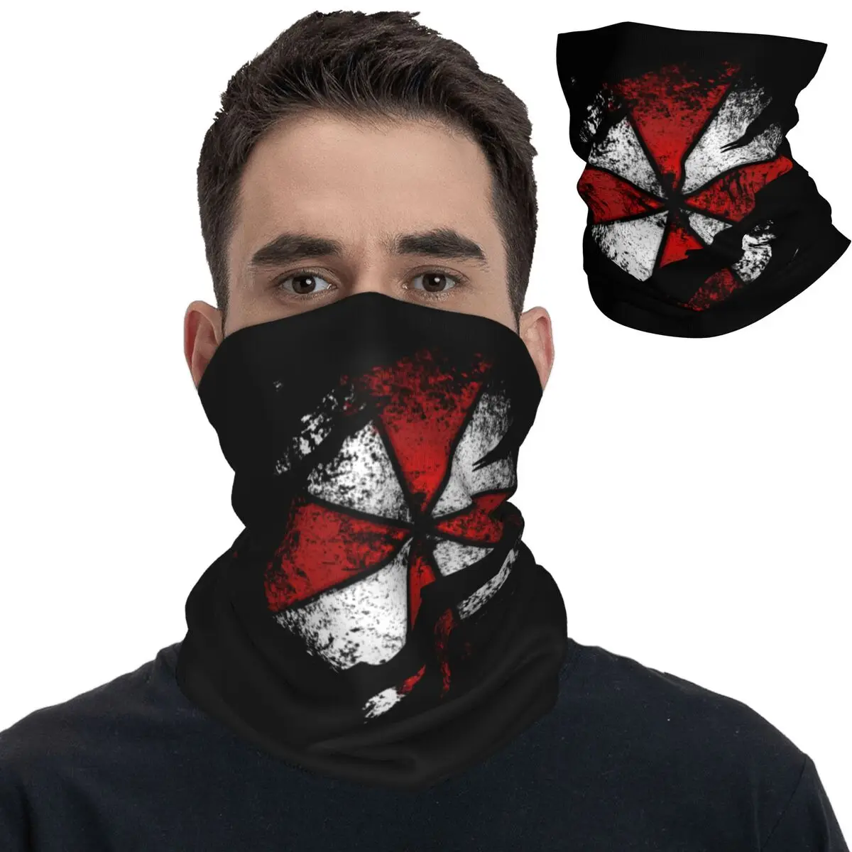 Umbrella Corporation Corp Bandana Neck Cover Printed Balaclavas Mask Scarf Multifunctional Cycling Riding Unisex Adult