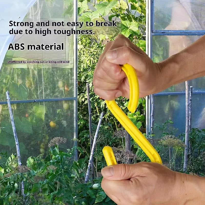 High-Hardness High-Load-Bearing Greenhouse Ventilation Hooks Multi-Functiona No-Drill Cable Wire S-Shaped Hooks