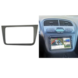 Double 2 Din Radio Fascia for Seat Altea Toledo LHD Stereo Player Panel Dash Mounting Installation Trim Face Frame Bezel Cover