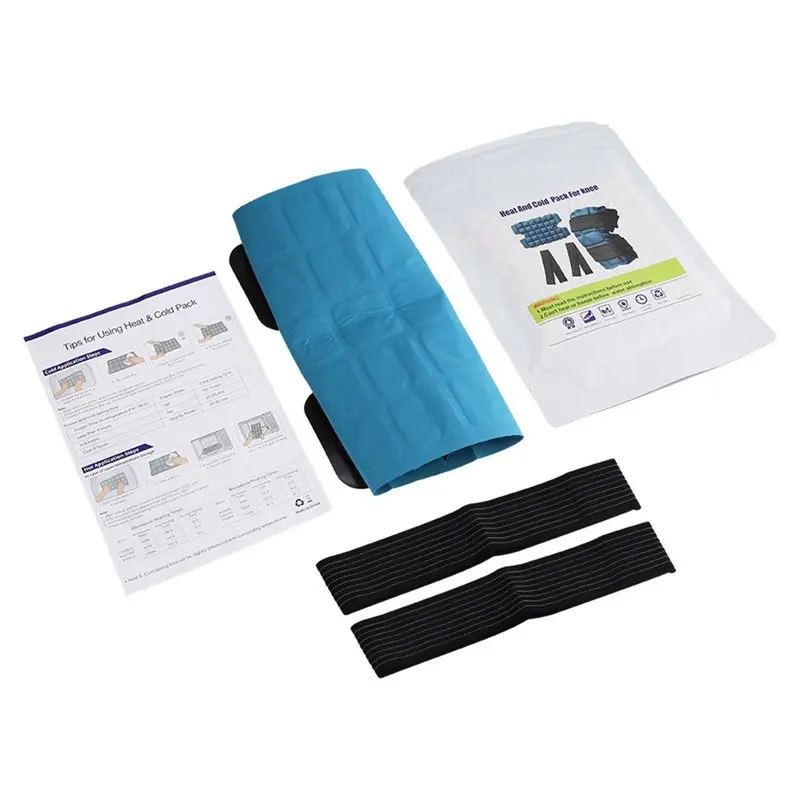 A64T-Knee Ice Pack Reusable Hot Cold Compress Wrap For Joint Aches Muscle Soreness Period
