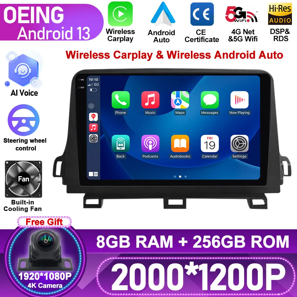 

For MG HS 2018 - 2021 Car Radio Multimedia Video Player GPS Navigation Android Stereo Wireless Carplay Touch Screen Head Unit