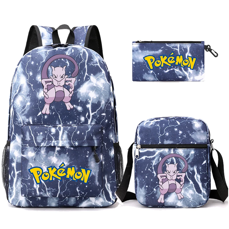 Pokemon Pikachu plecak dla studentek plecak na laptopa Snorlax książka żeńska wodoszczelny tornister Gengar Mochilas