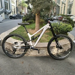 Kalosse-Aluminum Alloy Mountain Bike, Hydraulic Brakes, 11 Speed Bicycle, 27.5 Inches