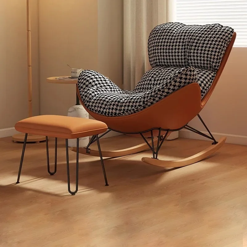 Rocking chair recliner living room balcony adult free chair single leisure sofa