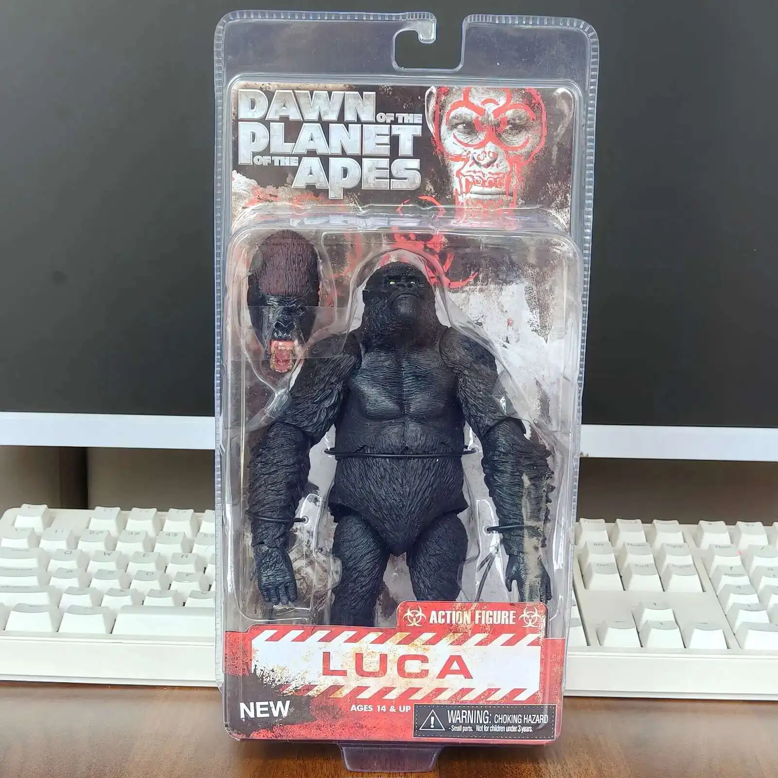 جديد سيزر كوبا لوكا قرود الشكل البلاستيكية جمع شخصيات الفيلم المقتنيات نماذج اللعب. #3