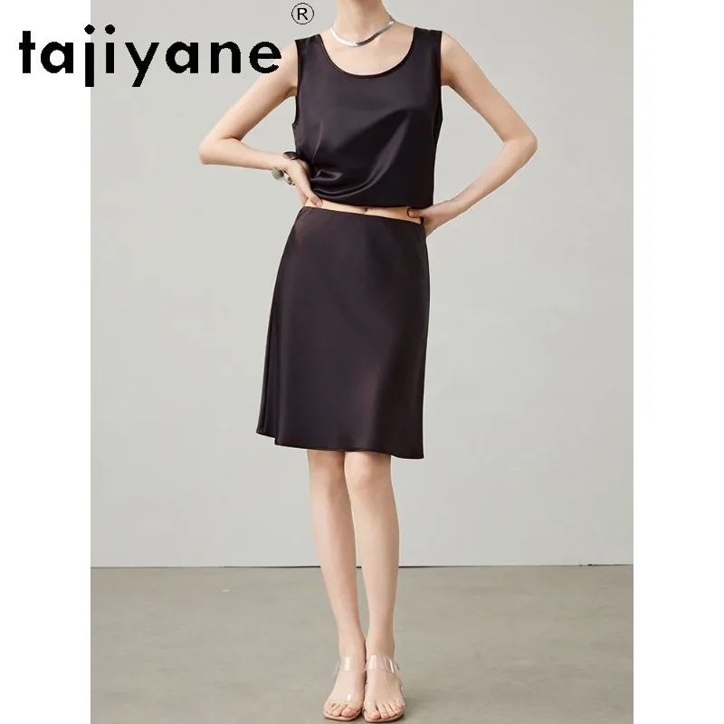 TAJIYANE Women's Skirts Elastic Waist Summer Skirt A-line Skirts for Ladies Slimming Mini Skirt 2026 Woman Clothing Fashion Юбка