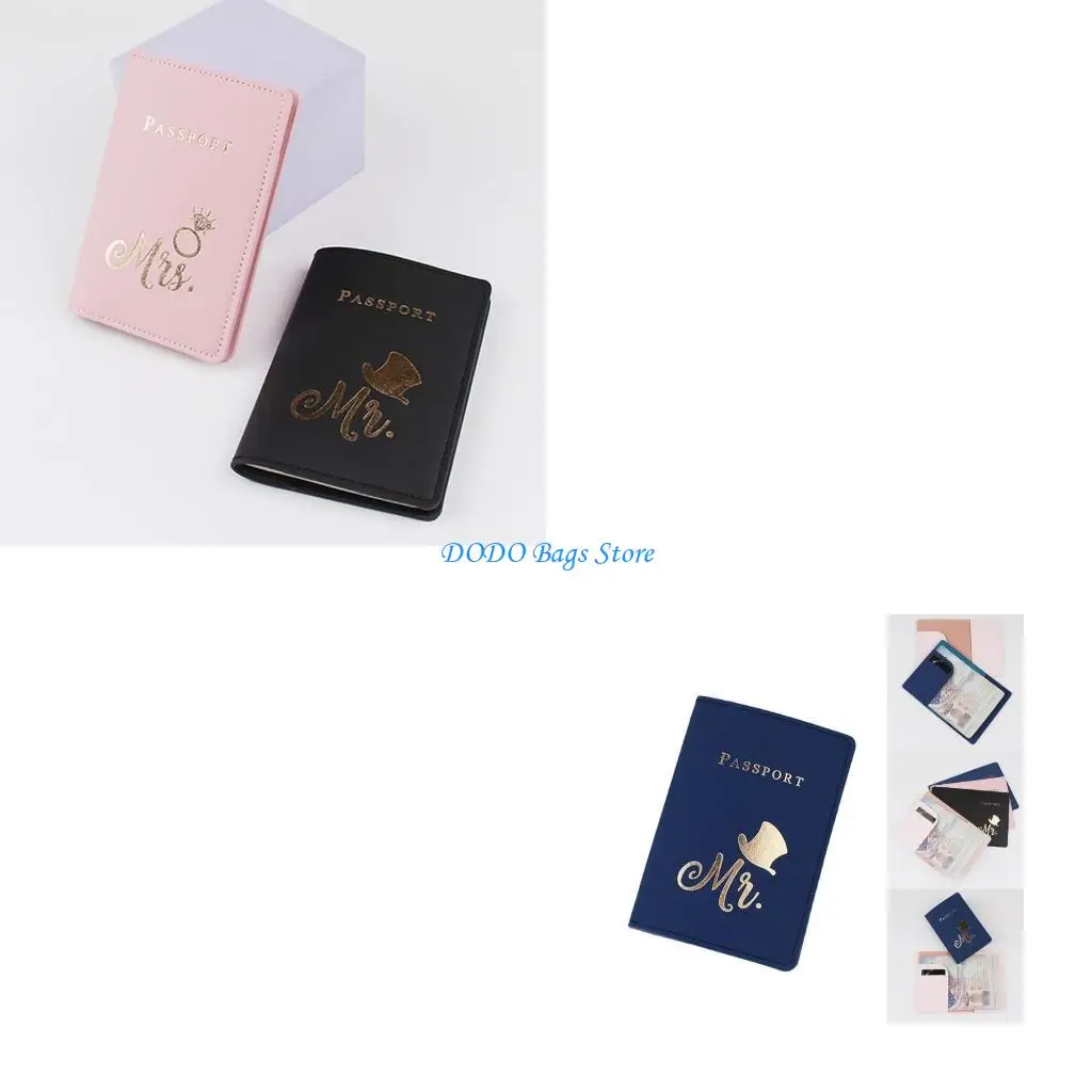 

Обложка для паспорта для женщин и мужчин, модная обложка для свадебных подарочных карт для влюбленных пар