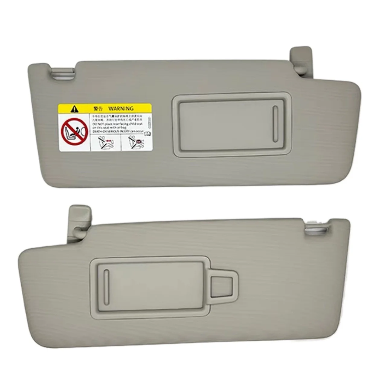 Grey For Volkswagen Exploration Tiguan L Touan L For Kodiak ID.4X Car Inner Sun Visor Makeup Mirror Shade 5TD857551/2