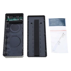 Ultra‑Large Capacity Power Bank DIY Box 4Output Fast Charge Port with Emergency Light Portable Power Bank Cases