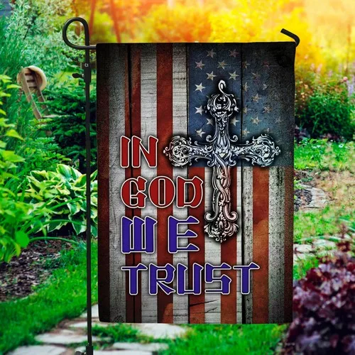 In God We Trust Christian American Graden Flag XXH LLP LLX uui