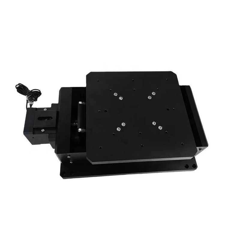 C&K JMHZ-200-B5 200mm Aluminum Precision Z Axis Linear Stage Electric Lifting Sliding Table Cross Roller Guide Motorized