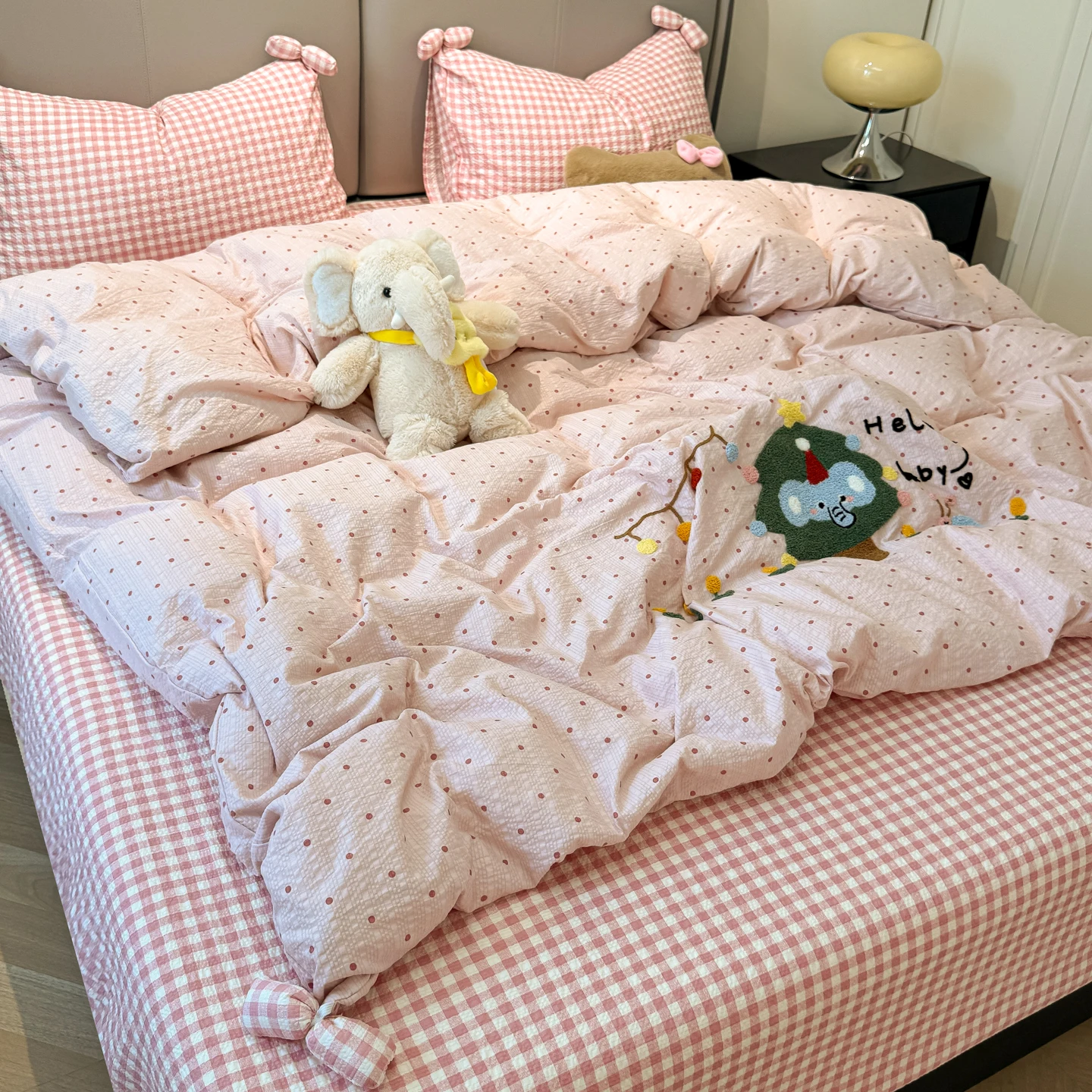 1pc Jacquard Quilt Cover Queen Size Cartoon Printed housse de couette Towel Embroidery dekbedovertrek Single Size Duvet Cover