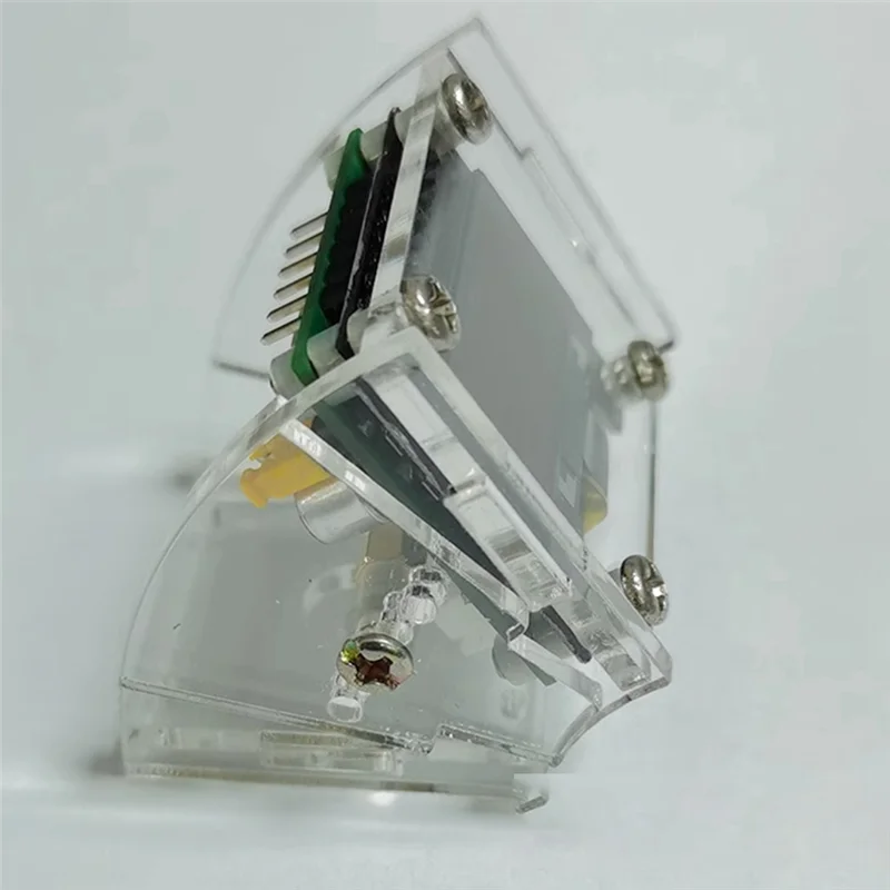 ABKN-Compact 0.96" OLED Music Spectrum VU Meter And Rhythm Analyzer With Voice Control Audio Display