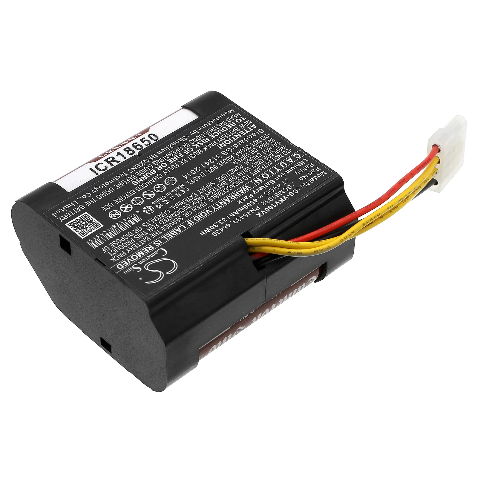 

2025 NEW 7.4V 4500mAh Vacuum Cleaner Battery 46439 PN46439 SCM61932 for Vorwerk Kobold VR100, VX100 +TOOL