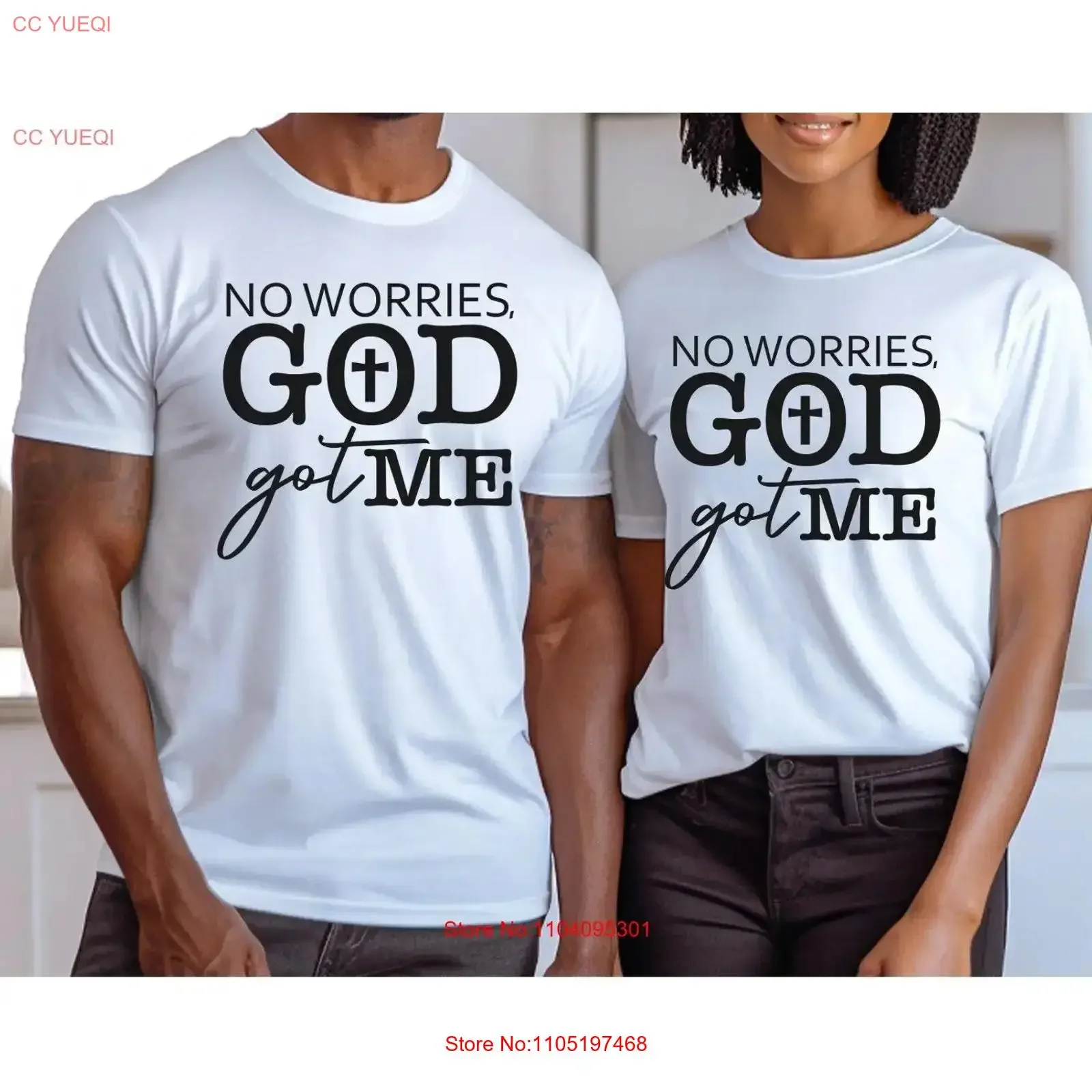 

Футболка No Worries God Got Me, винтажная, слегка стильная дизайнерская одежда с графикой, удобный мягкий топ для повседневной носки