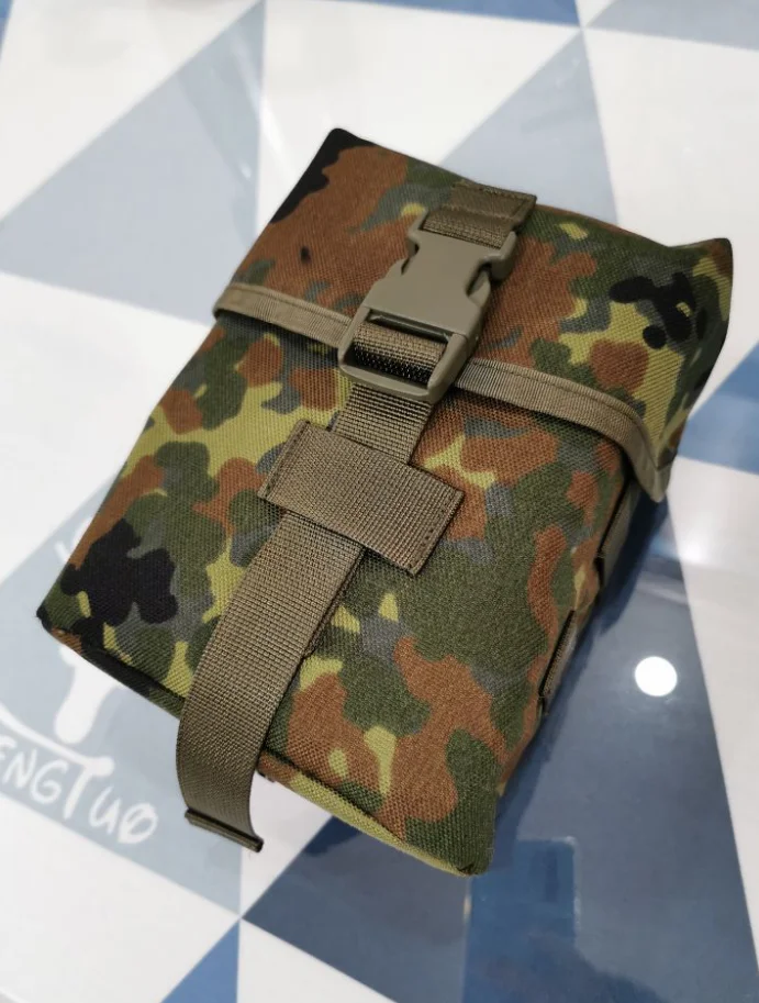 Bolsa táctica plegable Flecktarn - camuflaje alemán - imagen 3