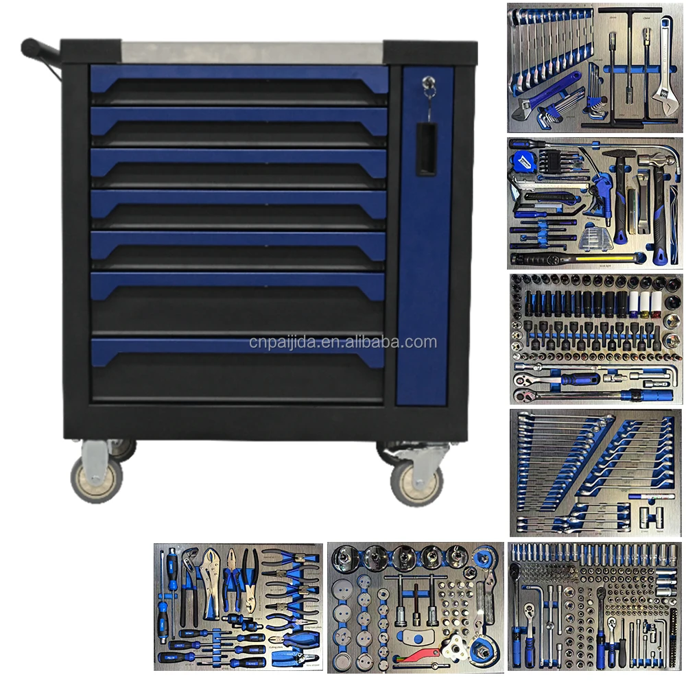 

Hot Sales Tool 7-Drawer With Tools Factory OEM ODM Large Capacity Tool Storage Cabinet 526Pc Set Heavy Duty Tool CabinetsATV&UTV