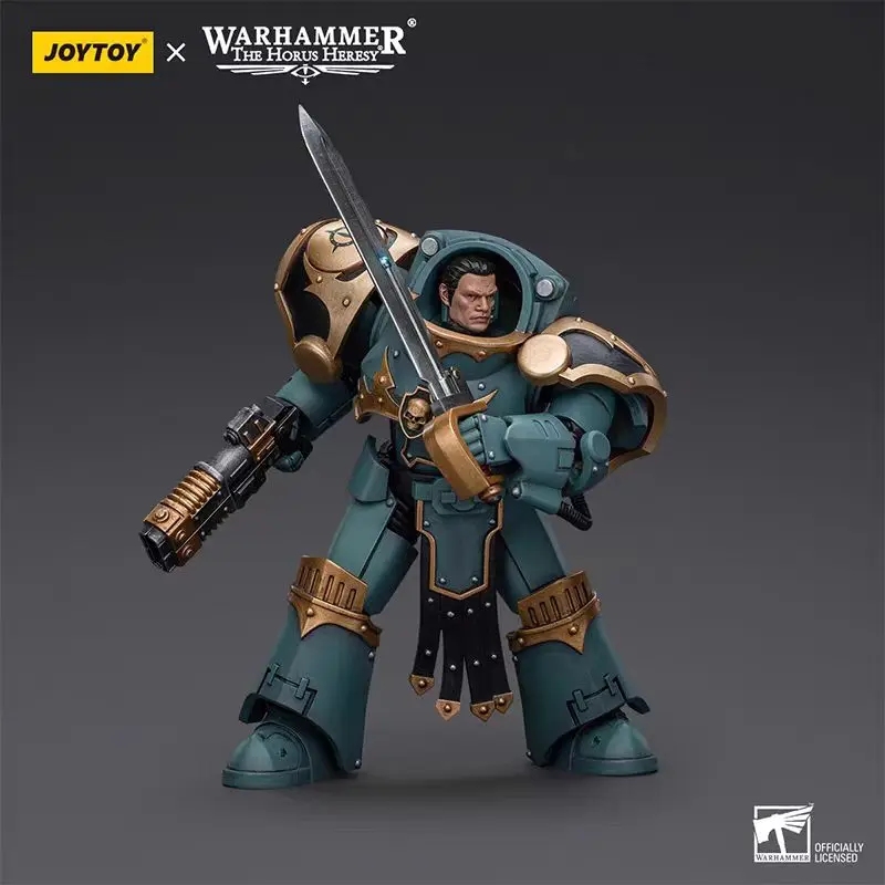 In Stock JOYTOY Warhammer 40k 1/18 Action Figure 14.2cm Sons of Horus Tartarus Terminator Squad Series Model Toy