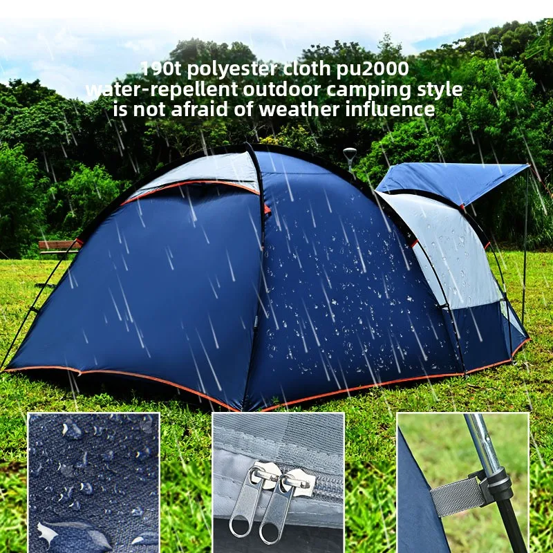 STLF مواد عالية الجودة، نوافذ شبكية قابلة للتنفس، خيام المشي لمسافات طويلة، الأنفاق، التخييم في الهواء الطلق والداخلية وخيام السفر #3