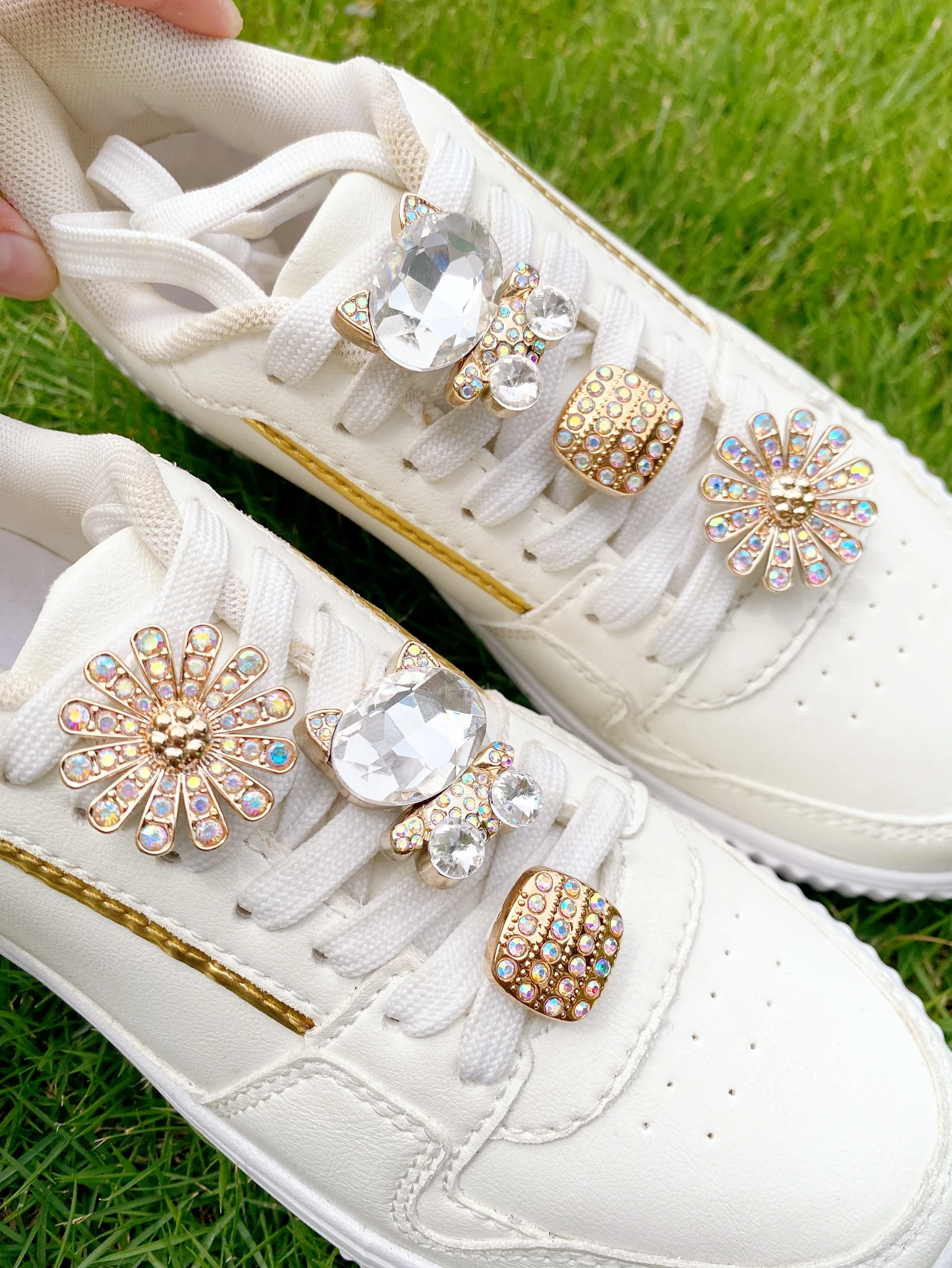 6-piece shoe decoration DIY casual shoe decoration - An interesting and versatile way to personalize your footwear
