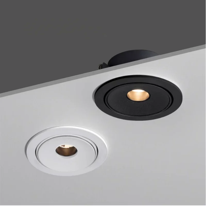 Ultra Thin LED Spotlight Light Source 30 ° Adjustable Embedded 7W 10W 15W Home Living Room Ceiling Atmosphere AC110V-220V