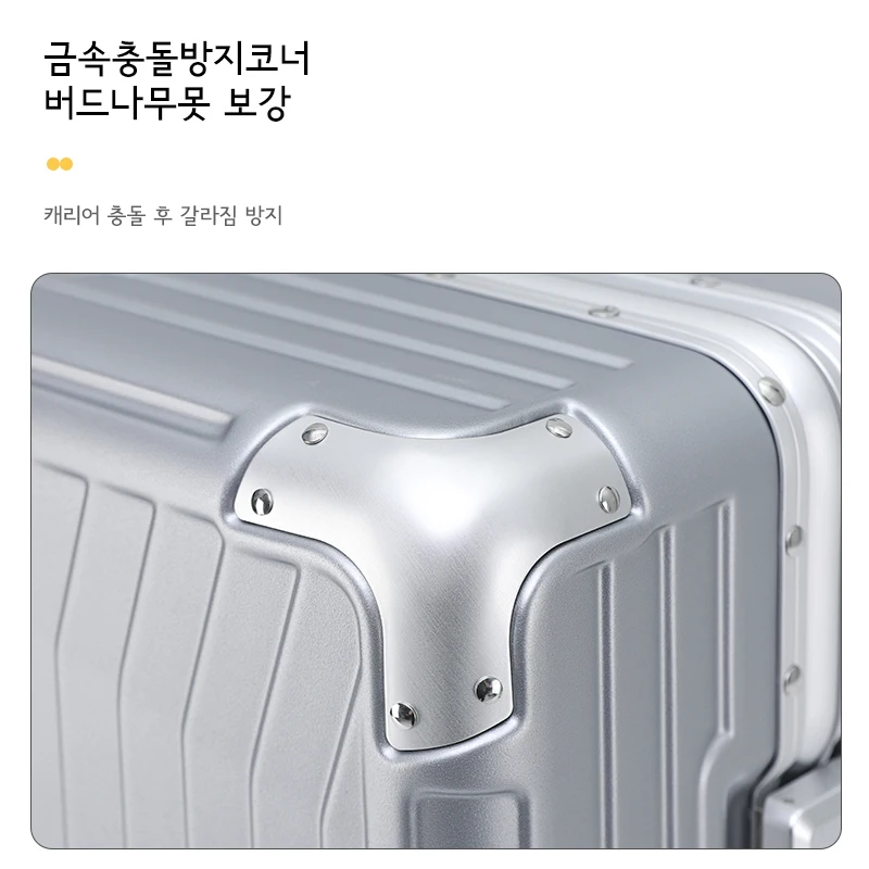 SUSHIMU Suitcase Wide Handle Travel Suitcase Men 20 24 26 Carry-On Luggage Women PC  Trolley Case