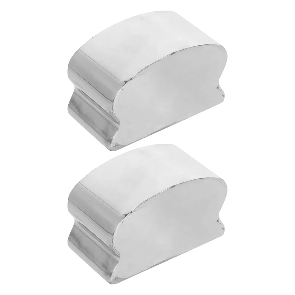 

Armrest Hand Rail Caps Handrail End for Replacement Small Brackets Covers Stainless Steel Metal Indoor Stairs