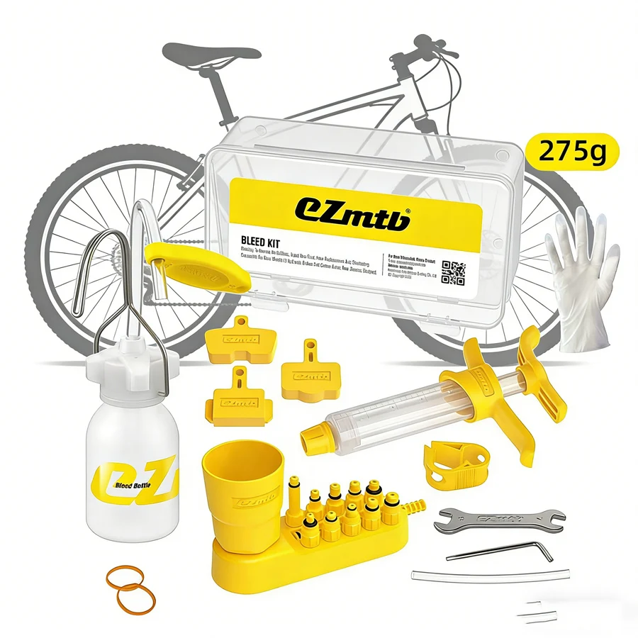 

Набор для прокачки тормозов, гидравлические дисковые тормоза для горных велосипедов для заправки и замены жидкости, инструменты для ремонта велосипедов серии [серия]