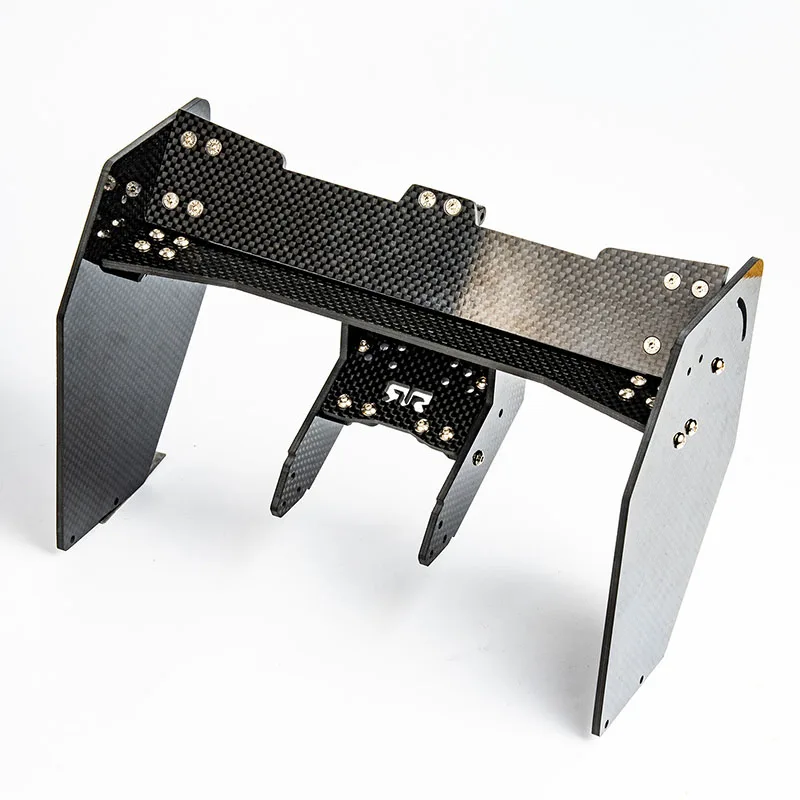 Carbon Fiber Tail Wing with Linkage/without Linkage Model Car for 1/7 ARRMA LIMTLESS Model RC Truck Car