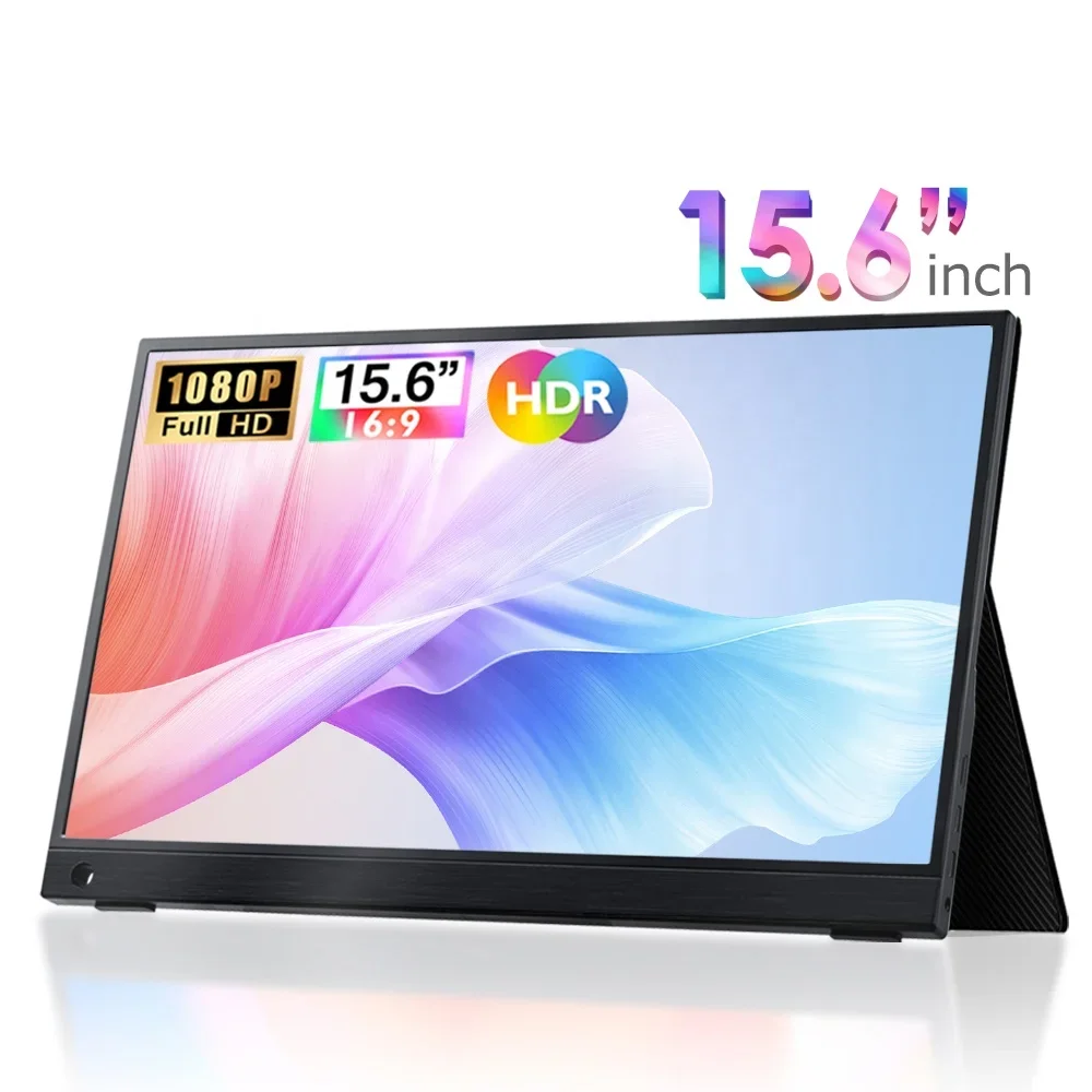2026 New 15.6 Inch Portable Screen For Gaming Working Computer Laptop Portable Monitor With Type-C USB Input