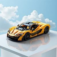 Toys static version 18 + adult racing model building block premium mechanical set 42056 42115 42083 42143 collector's gift