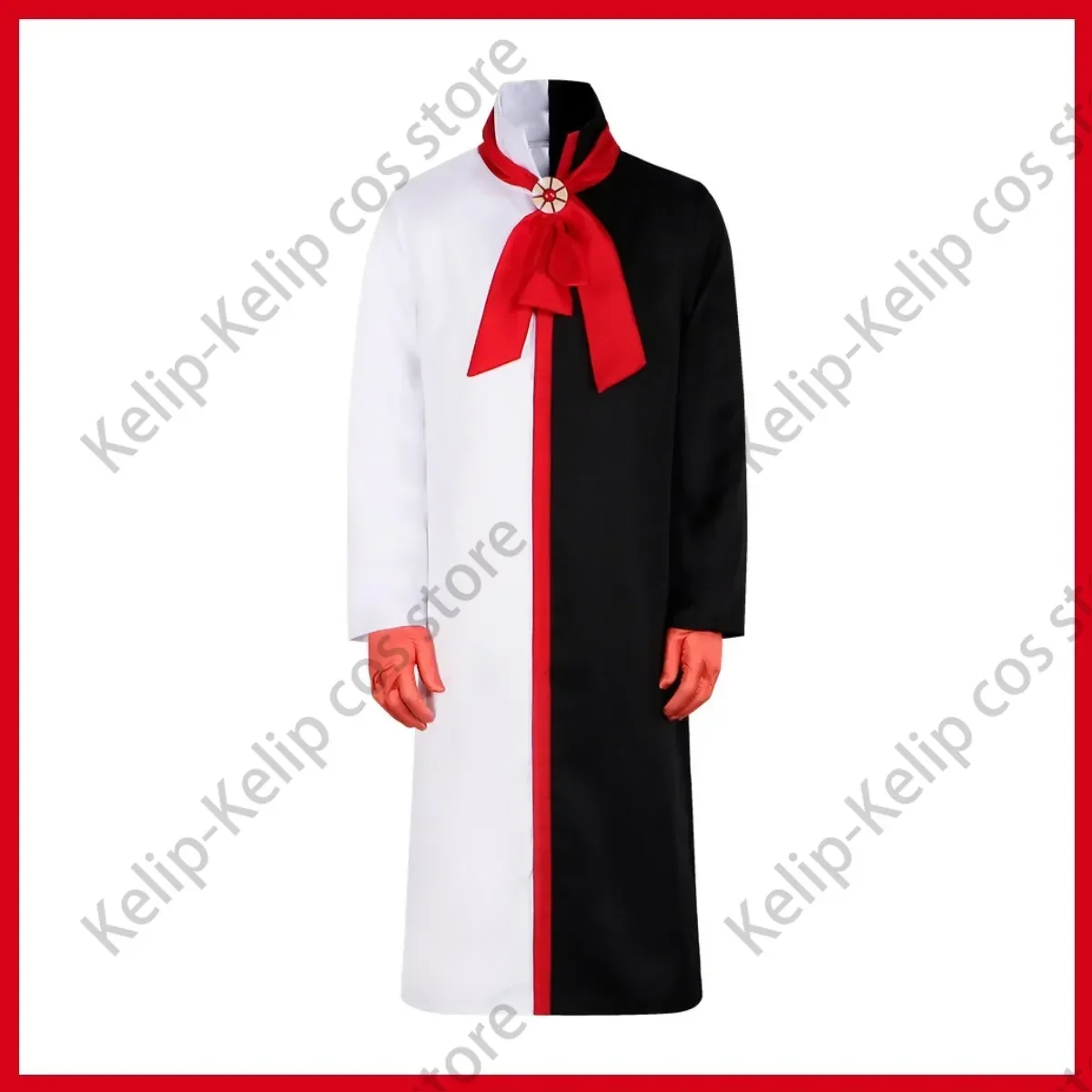 Anime Burukku Cosplay Kostüm Wano Kuni Country Musiker Bach Perücke schwarz weiß Robe Uniform erwachsenen Mann Halloween Weihnachts anzug